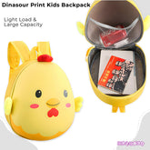 Kindergarten Cute Cartoon Kids School Bag for Boys and Girls (Yellow)